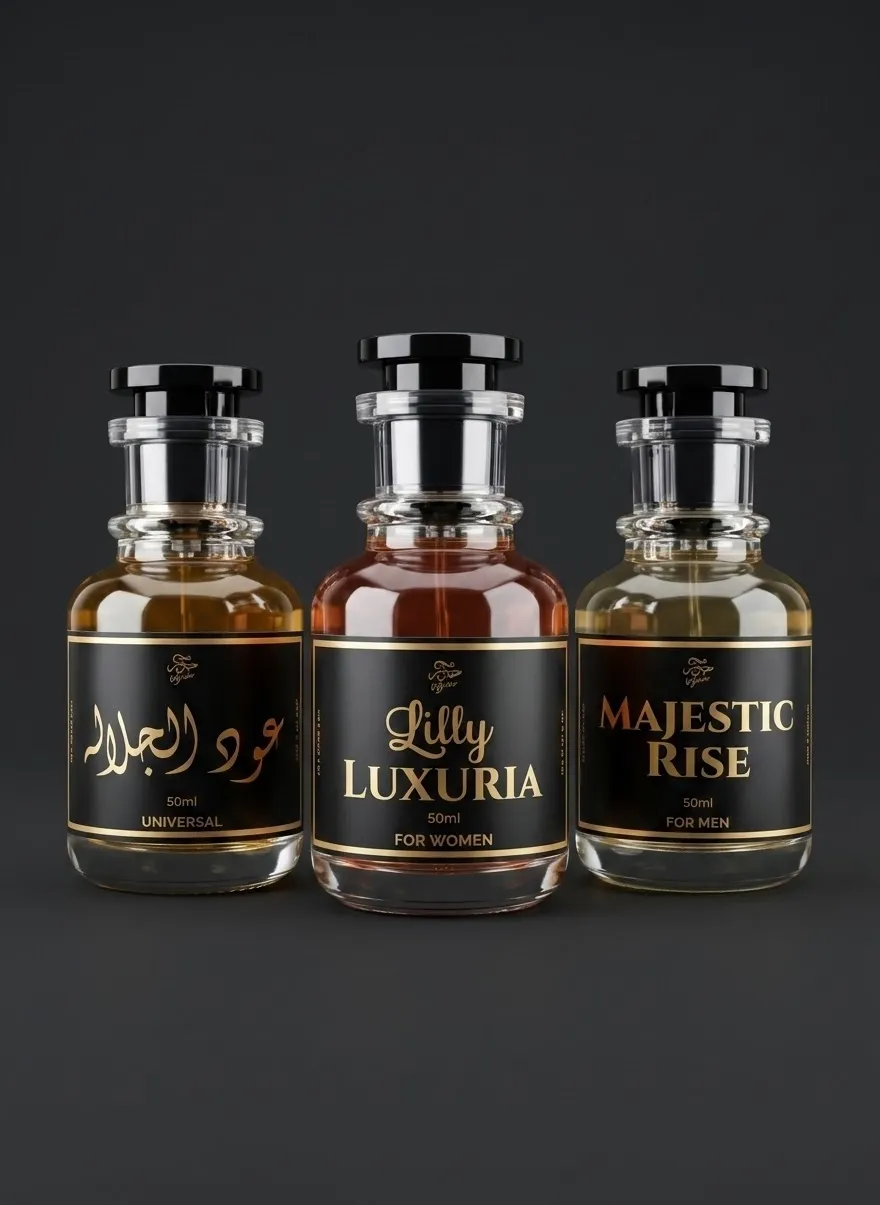Golden Reverie Perfume Bottle